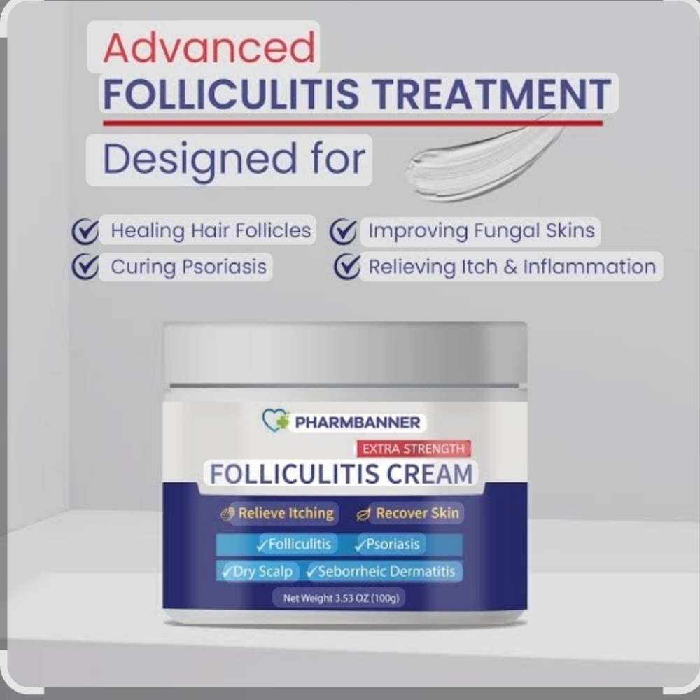 NEW Pharmbanner Extra Strength Folliculitis Cream Sealed